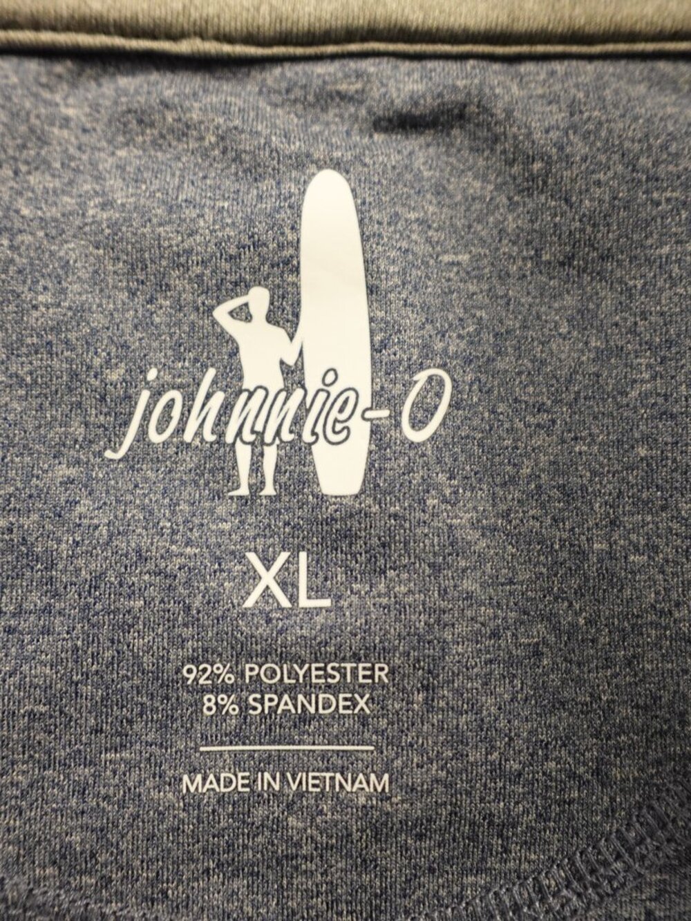Johnnie-O Flex Prep-Formance 1/4 Zip Pullover Men's XL Blue Golf Stretch - Picture 3 of 12